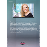 Back cover of Improving Ballet Extension by Janice Barringer digital video with class description and instructor information