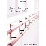 Janice Barringer Pre-Pointe Class cover featuring ballet barre with video, music, and notes by MusicWorks