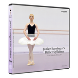 3D mockup of Janice Barringer’s Pre Level Ballet CD showing front cover and spine
