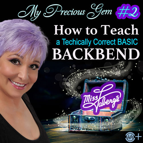 Miss Fabergé How to Teach the Backbend beginner acro teaching video