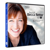 MusicWorks Best of Becca Retter Vol 1 cover featuring Becca Retter and 6 routines for preschool to intermediate dancers.