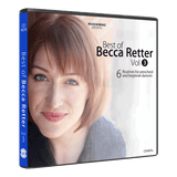 MusicWorks Best of Becca Retter Vol 3 cover featuring Becca Retter and 6 routines for preschool to intermediate dancers.