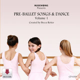 Pre Ballet Songs and Dances for Children Vol 1 audio by Al Gilbert – MusicWorks preschool ballet curriculum with music and choreography for young dancers
