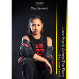 Front cover of Tia Jarrett’s Jazz Funk Across The Floor – Beginner Level instructional dance video from MusicWorks.