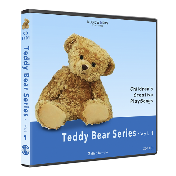 Teddy Bear Series Vol. 1 preschool dance CD and DVD case with teddy bear cover art