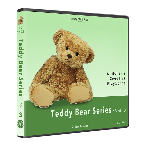 Teddy Bear Series Vol. 3 preschool dance CD case with teddy bear cover art.