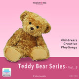 Teddy Bear Series Vol. 5 preschool dance digital cover with teddy bear and blue background.