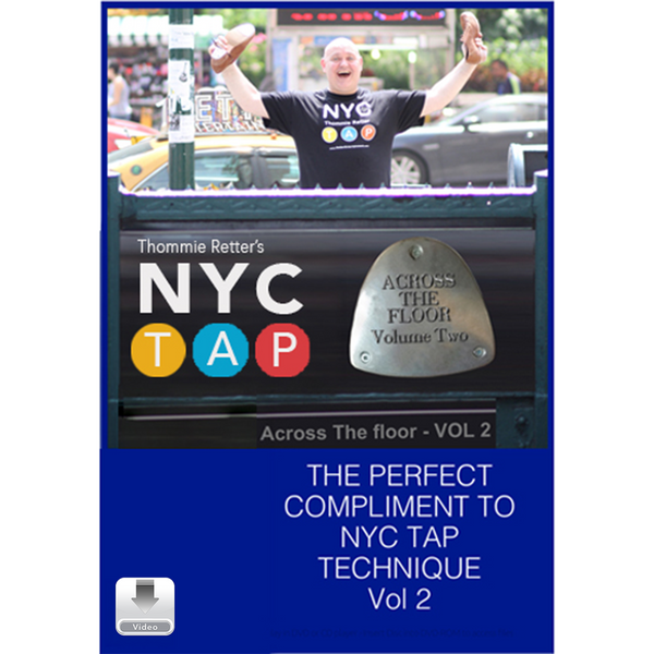 Thommie Retter Tap Across the Floor Progressions Volume 2 Level dance training video cover.