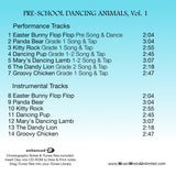 Pre-School Dancing Animals, Vol. 1