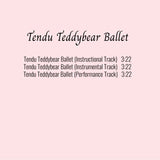 Tendu Teddybear Ballet Dance