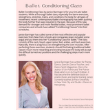 Back cover of 'Ballet Conditioning Class' video by Janice Barringer with Janice Barringer's picture.