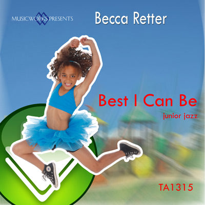 Best I Can Be by Becca Retter – junior jazz dance cover featuring a young dancer in a blue costume performing a leap