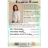 Broadway Bound by Becca Retter – back cover with collection details for three recital dances