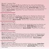 Back cover of MusicWorks Beginner Tap (Grade 2) Dance Class Plans Months 1–5 by Darryl Retter, digital video download for dance teachers.