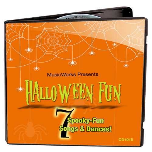 Halloween Fun CD with 7 spooky-fun preschool and beginner dance songs and choreography for kids