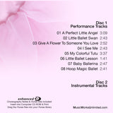 Pre Ballet Songs and Dances for Children Vol 2 audio by Al Gilbert – back cover with track listing.